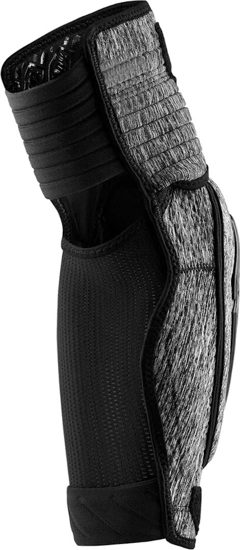 100% Fortis Protectores de codo de bicicleta negro/gris L/XL Figura 2