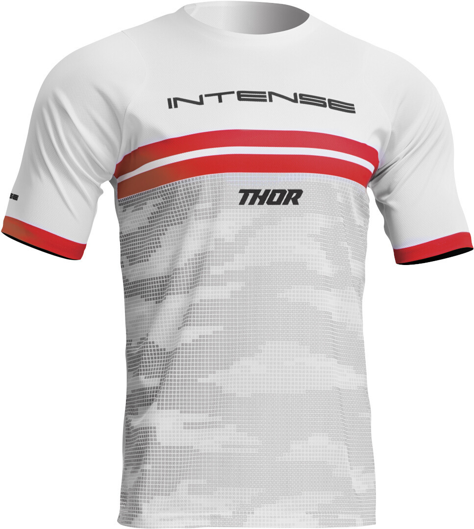 Thor Intense Assist Decoy Bicycle Jersey white/red S Figure 1