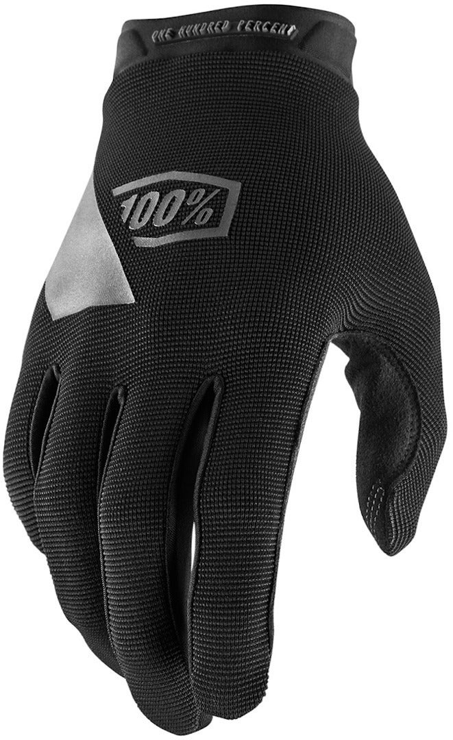 100% Ridecamp Jeugd Fiets Handschoenen Zwart XL Figuur 1