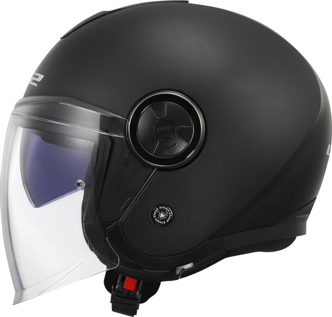 LS2 OF620 Classy Solid Casco Jet nero opaco S (55/56) Figura 2