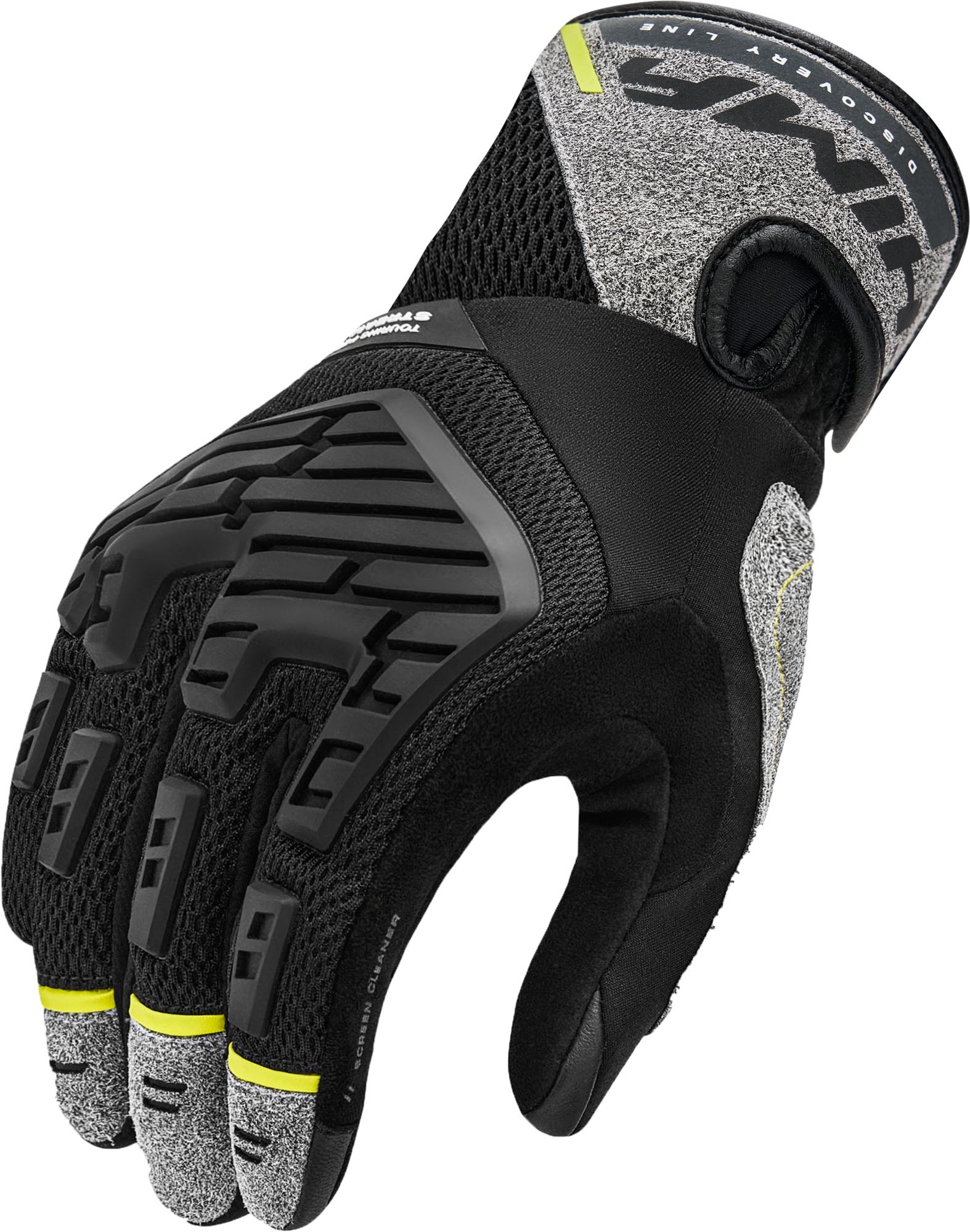 SHIMA Stream Vent Guanti da motocicletta nero/giallo 2XL Figura 2