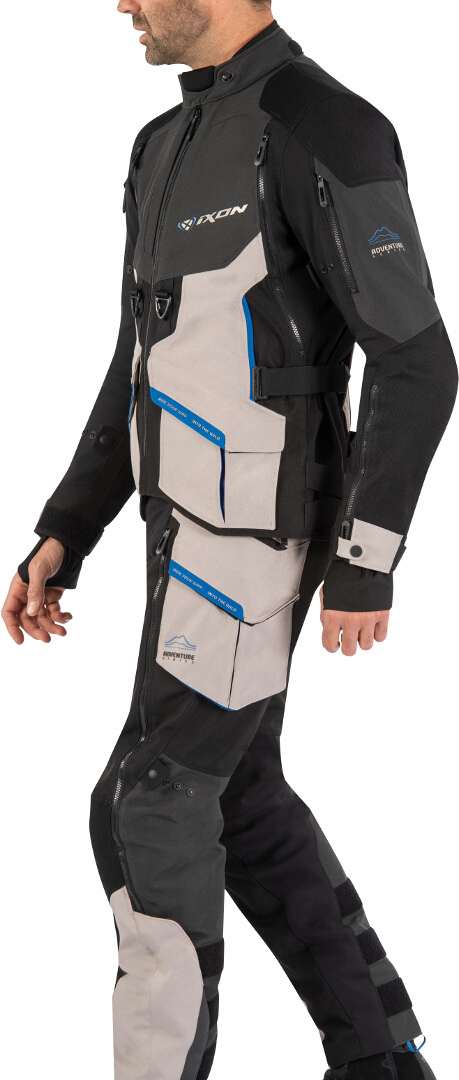 Ixon Ragnar Motorfiets textiel broek zwart/antraciet/grijs L Figuur 2