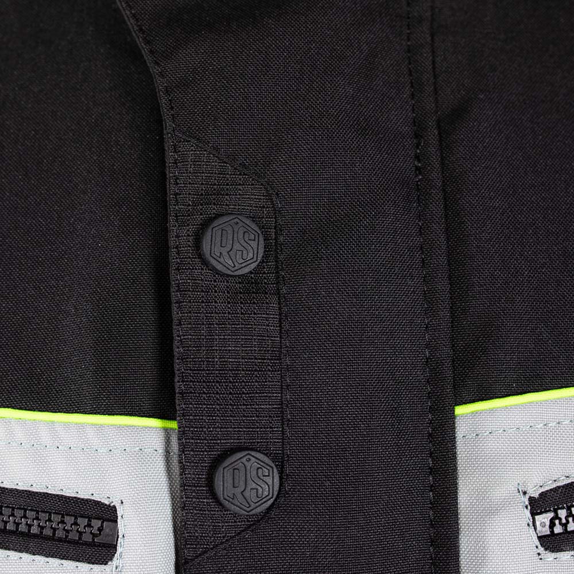 Rusty Stitches Luke waterproof Motorcycle Textil Jacket black/yellow M Figure 8