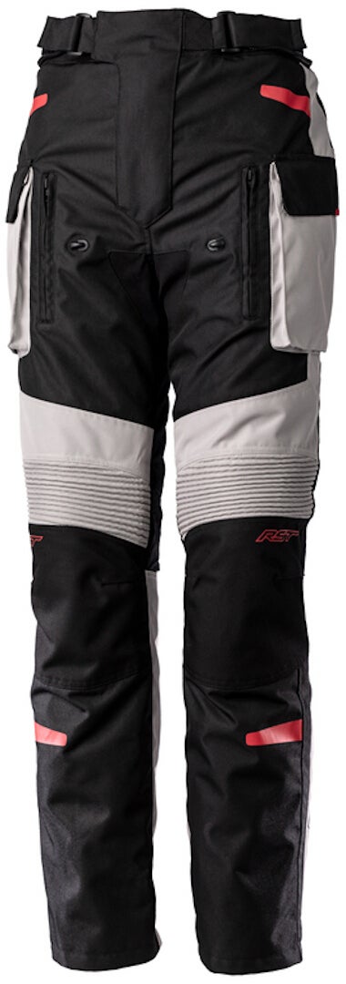 RST Endurance Pantaloni tessili moto da donna nero/grigio/rosso XL Figura 1