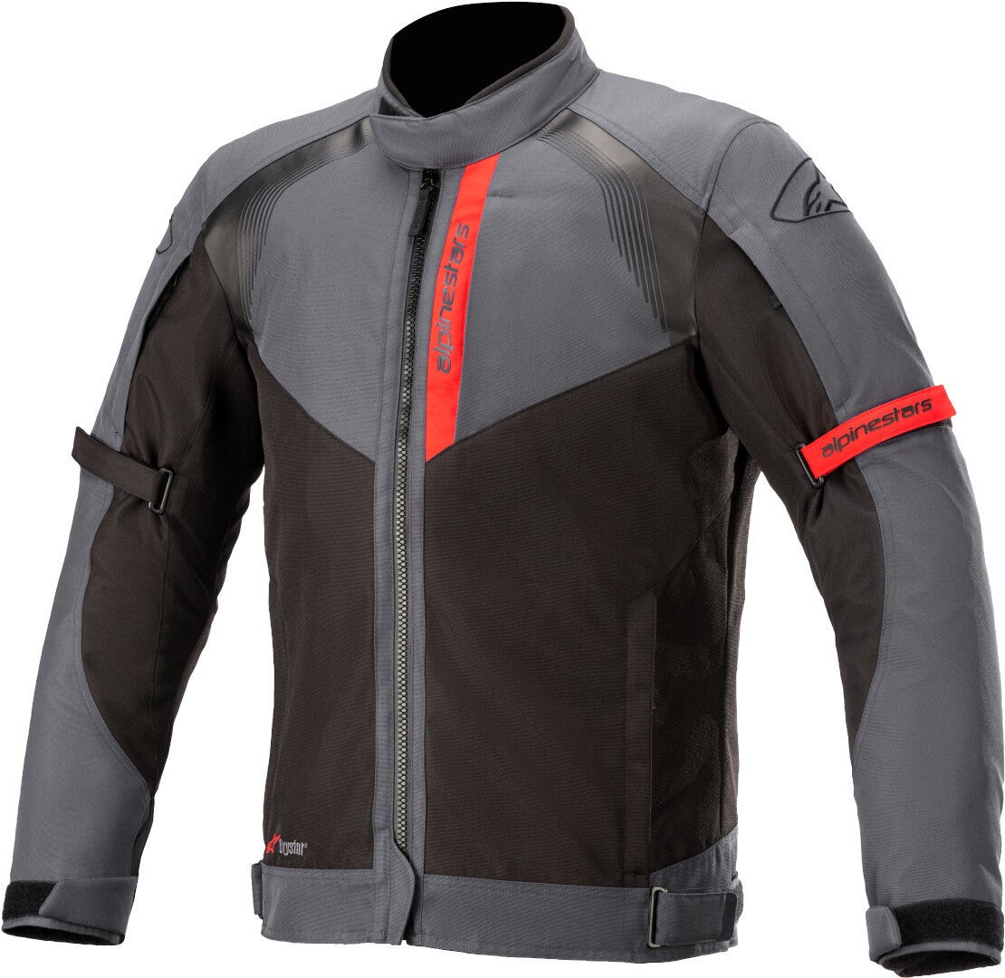 Alpinestars Headlands Drystar Motorcycle Textile Jacket black/grey/red XXL Figure 1