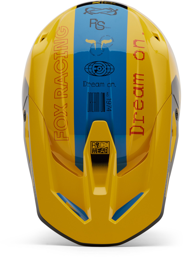 FOX V1 Race Spec MIPS Casco da motocross giallo M (57/58) Figura 4