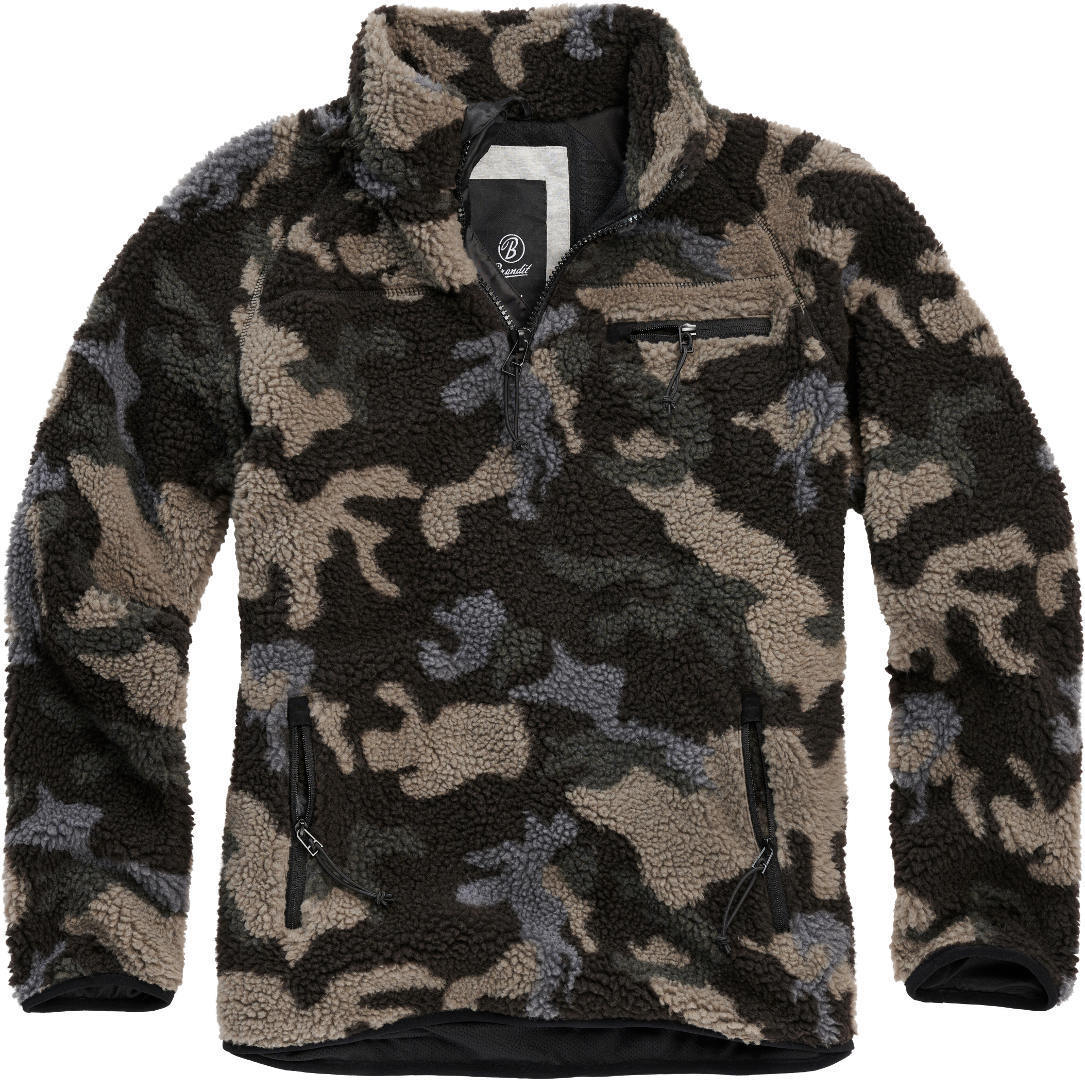 Brandit Teddyfleece Pullover Dark Camouflage L Figure 1