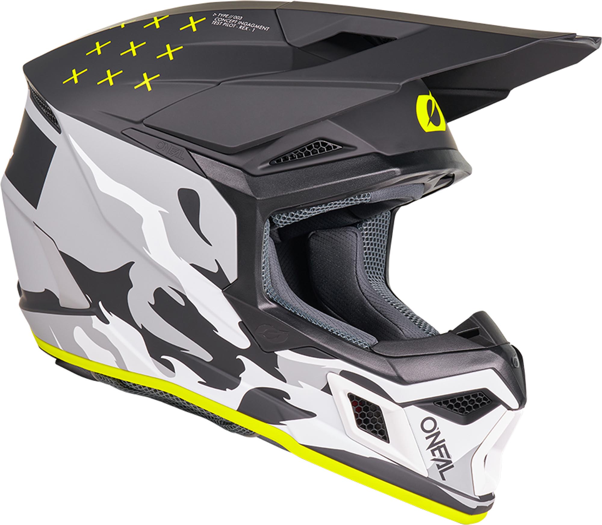 Oneal 3SRS Heat Motocross Helm M (57/58) Abbildung 6