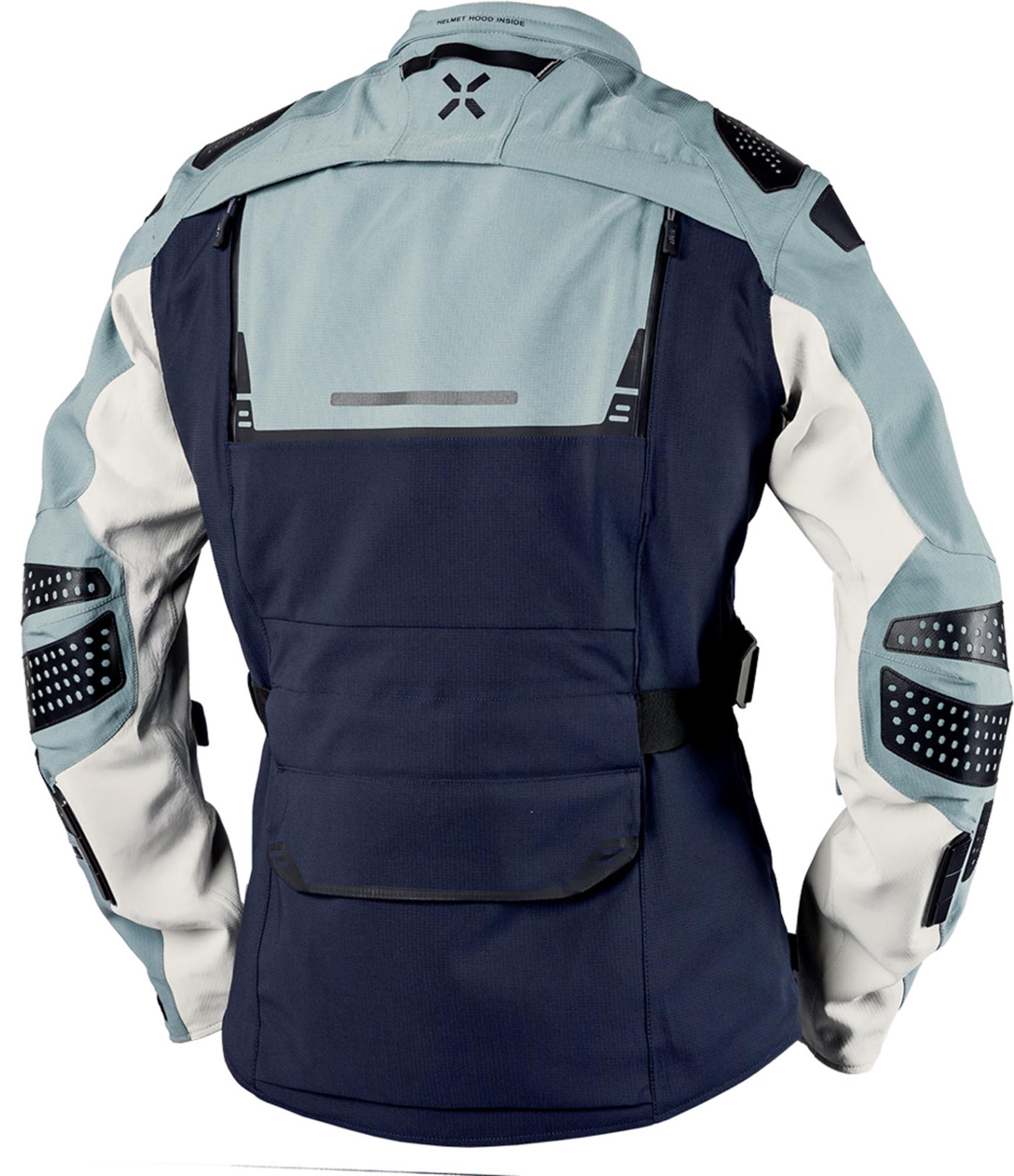 IXS Tourster STX 2.0 waterproof Motorcycle Textile Jacket blue/grey L Figure 2
