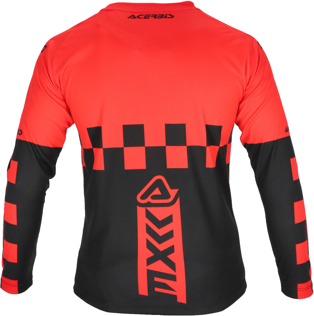 Acerbis MX J-Kid Tricou de motocross pentru copii Roșu/Negru L Figura 2