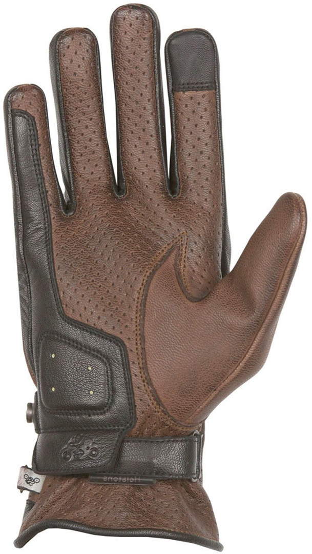 Helstons Eagle perforierte Motorradhandschuhe braun 12 Abbildung 2