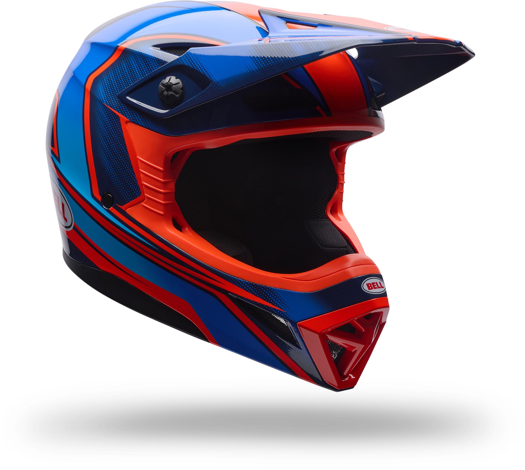 Bell MX-10 MIPS Speedway Jeugd motocrosshelm blauw J/S (49/51) Figuur 1