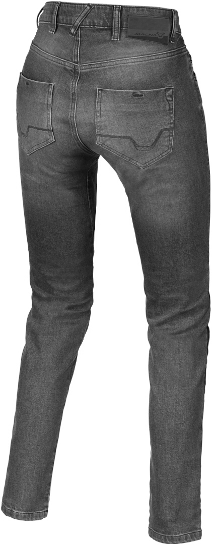 Macna Bloom Dame Motorcykel Jeans grå 34 Standard Figur 2