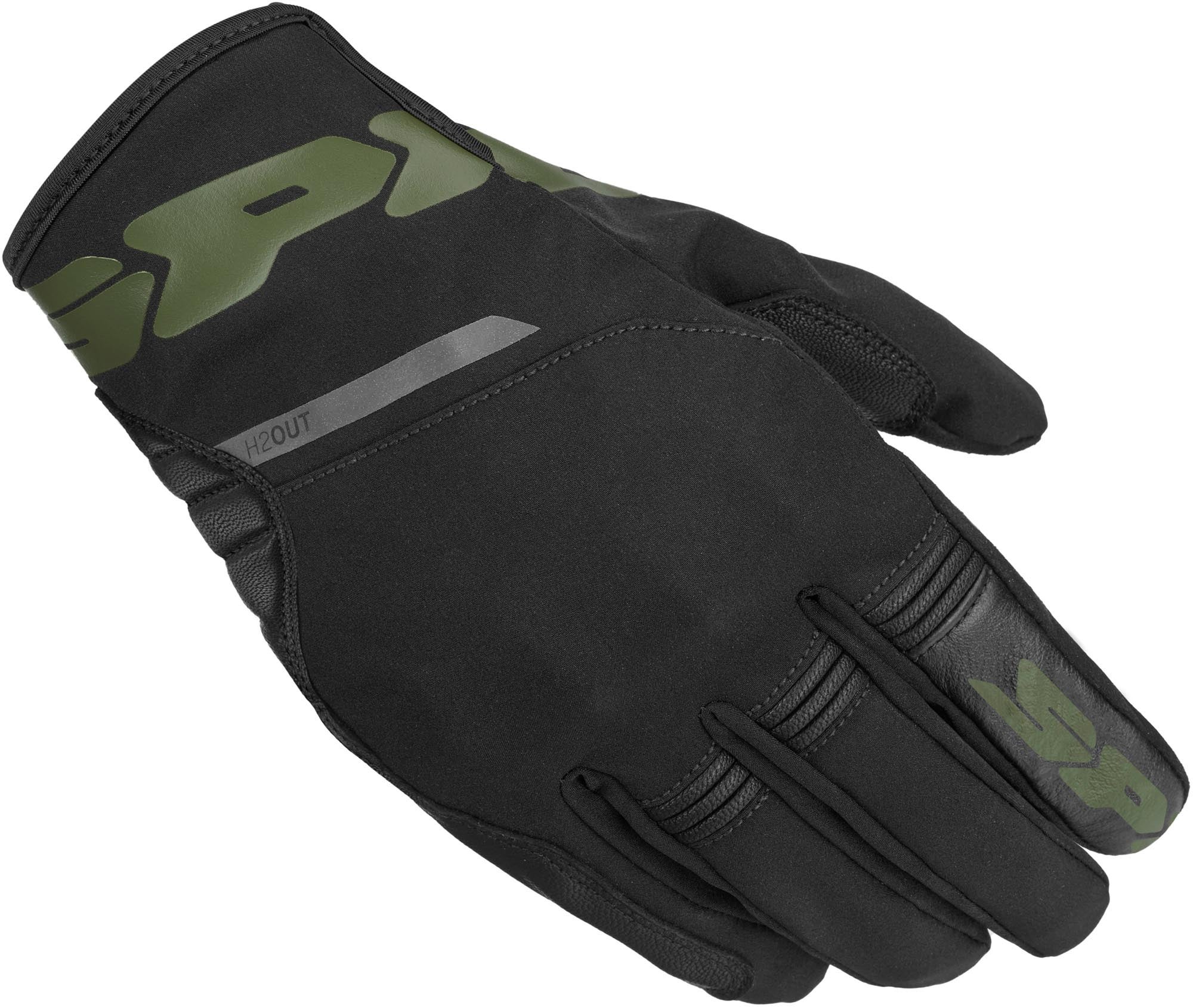 Spidi Flash H2OUT Dames Motorhandschoenen Militair Groen XS Figuur 1