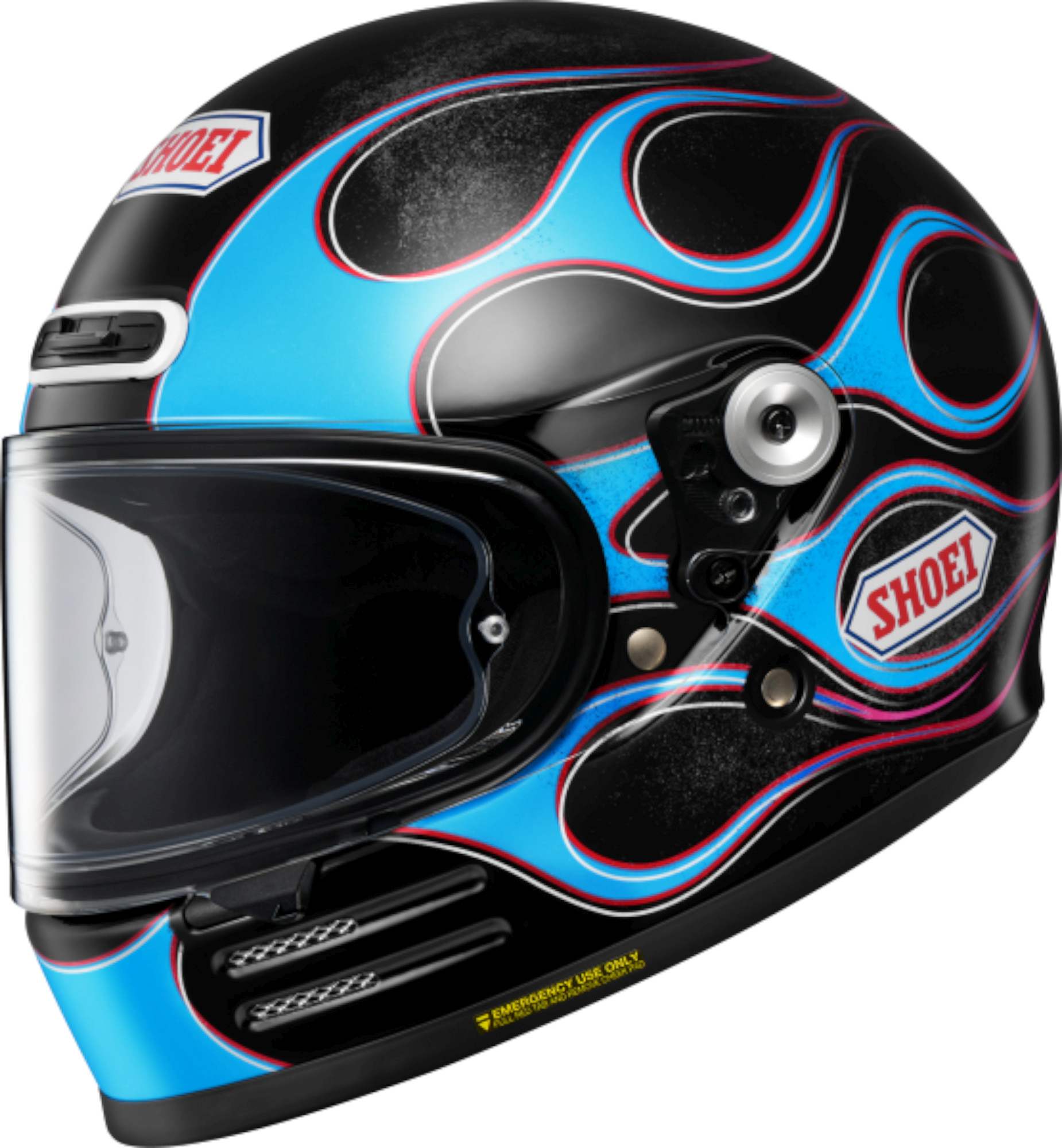 Shoei Glamster06 Blast Casco nero/rosso/blu L (59/60) Figura 1