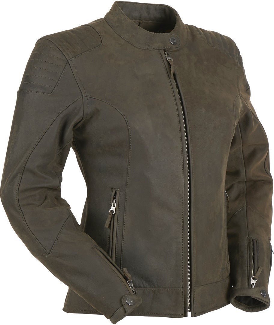 Furygan Debbie Dames Motorfiets Lederen Jas bruin M Figuur 4