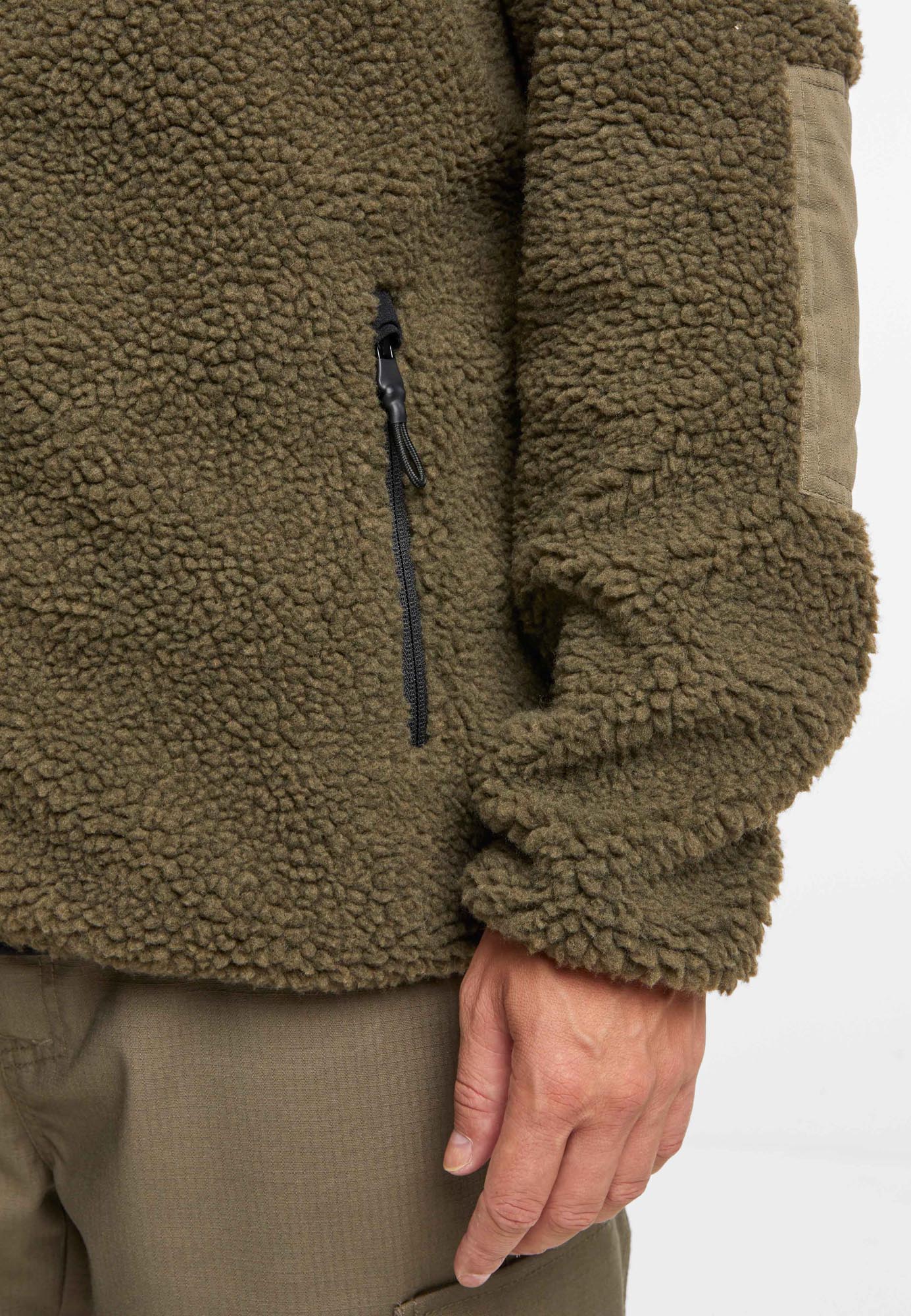 Brandit Ramble Teddyfleece Jacket olive S Figure 6
