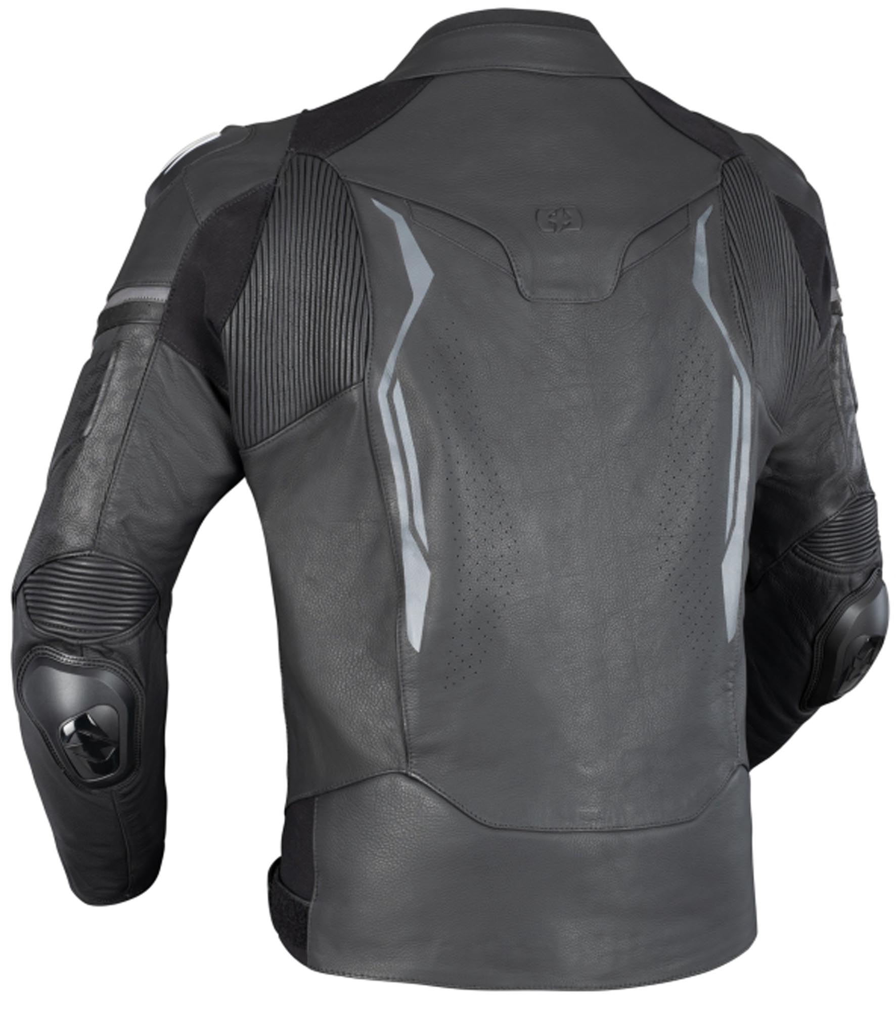 Oxford Nexus 1.0 Jaqueta de couro de motocicleta Furtividade Negra 50 Figura 2