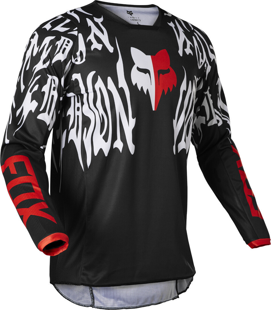 FOX 180 Peril Motocross Jersey sort/rød XXL Figur 1