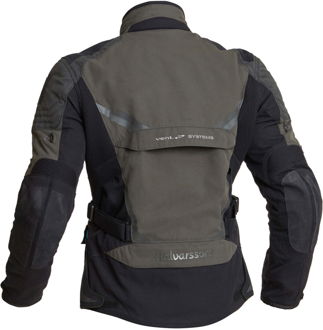 Halvarssons Mora waterproof Motorcycle Textile Jacket black/green 56 Figure 2