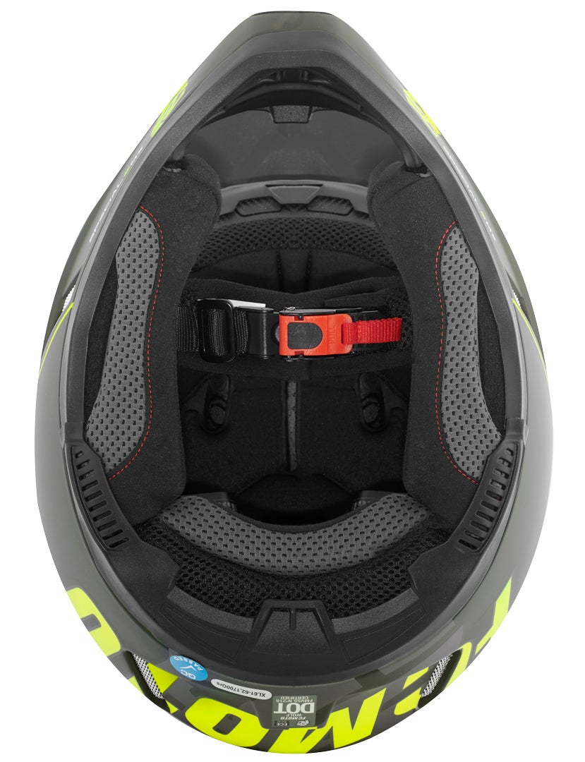 FC-Moto Merkur Straight Casco Motocross nero/giallo L Figura 9
