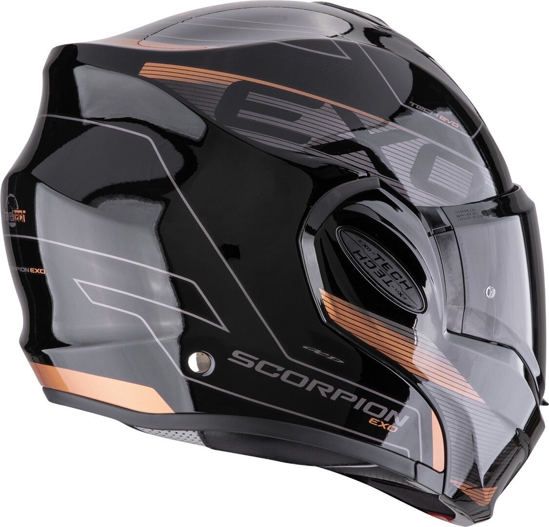 Scorpion EXO Tech Evo Traveller Helm zwart/brons M (57/58) Figuur 3