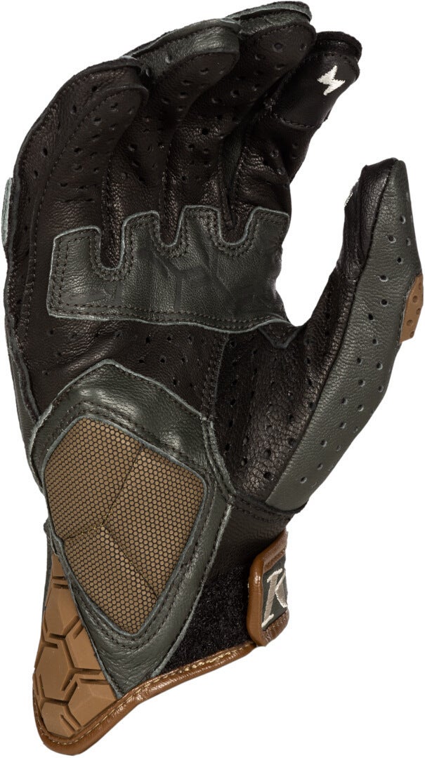 Klim Badlands Aero Pro Short 2023 Motorcycle Gloves grey/brown L Figure 2