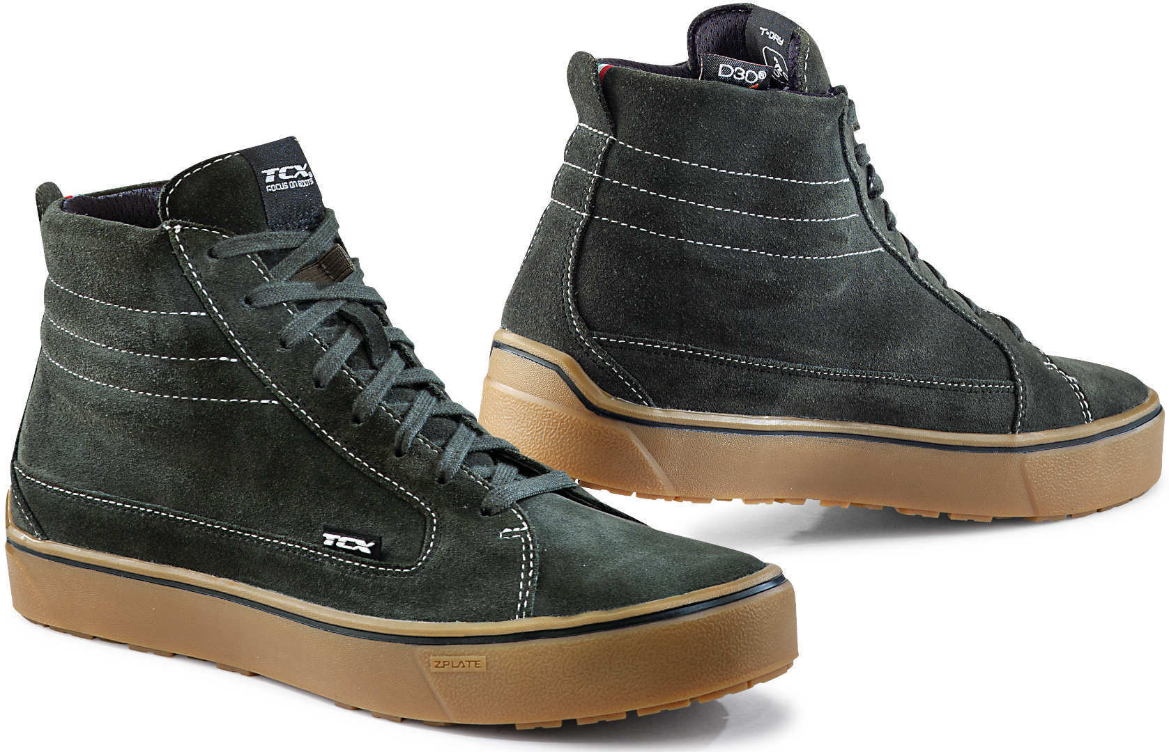 TCX Street 3 Chaussures de moto imperméables Vert foncé 48 Figure 1