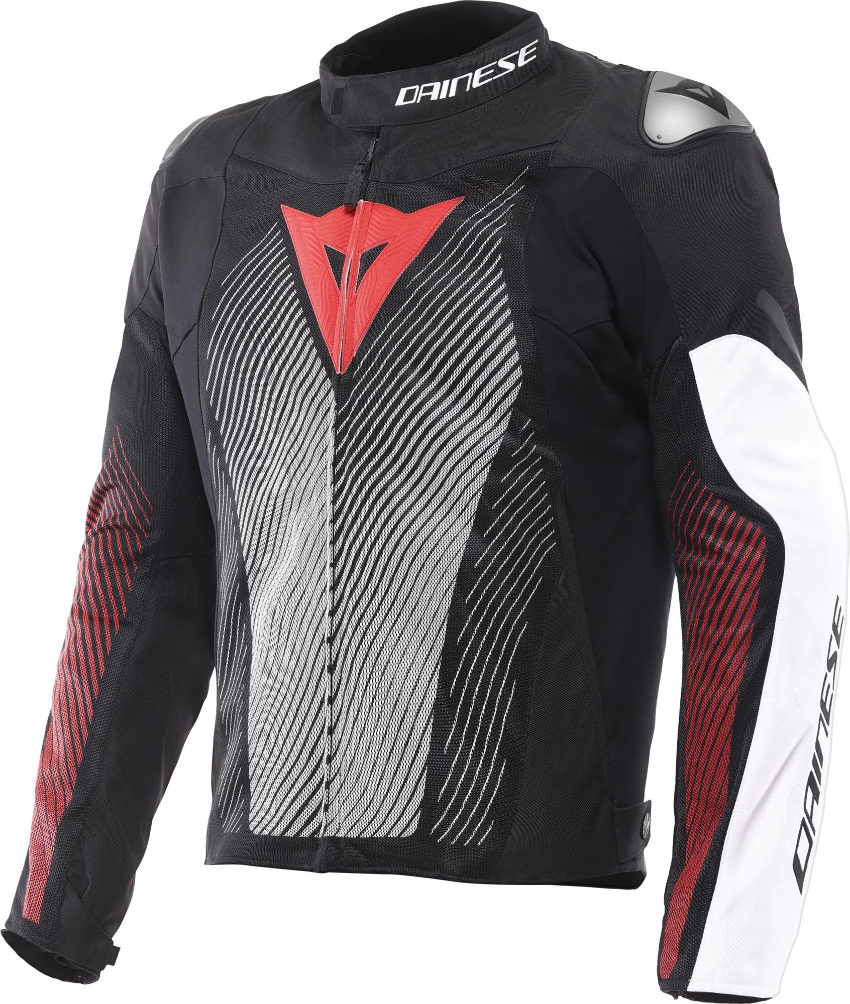 Dainese Ventar Air Motorcycle Textile Jacket black/white/red 62 Figure 1