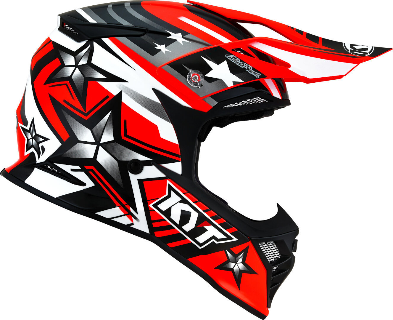 KYT Skyhawk Ardor Cască de motocross roșu S (55/56) Figura 4