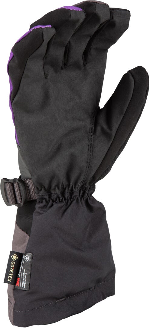 Klim Ember Gauntlet Dame snescooterhandsker sort/lilla XL Figur 2