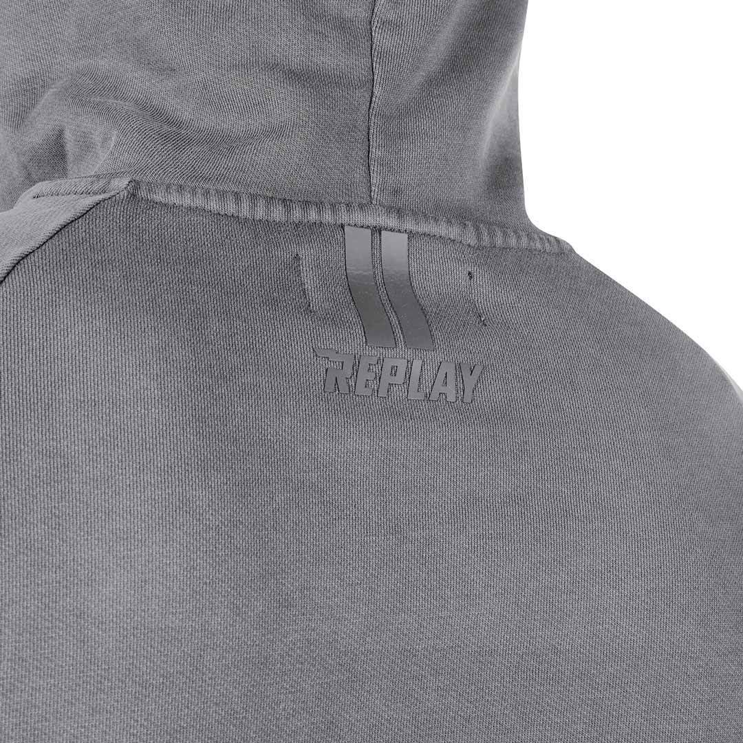 Replay Classic Capuche Gris clair 3XL Figure 6