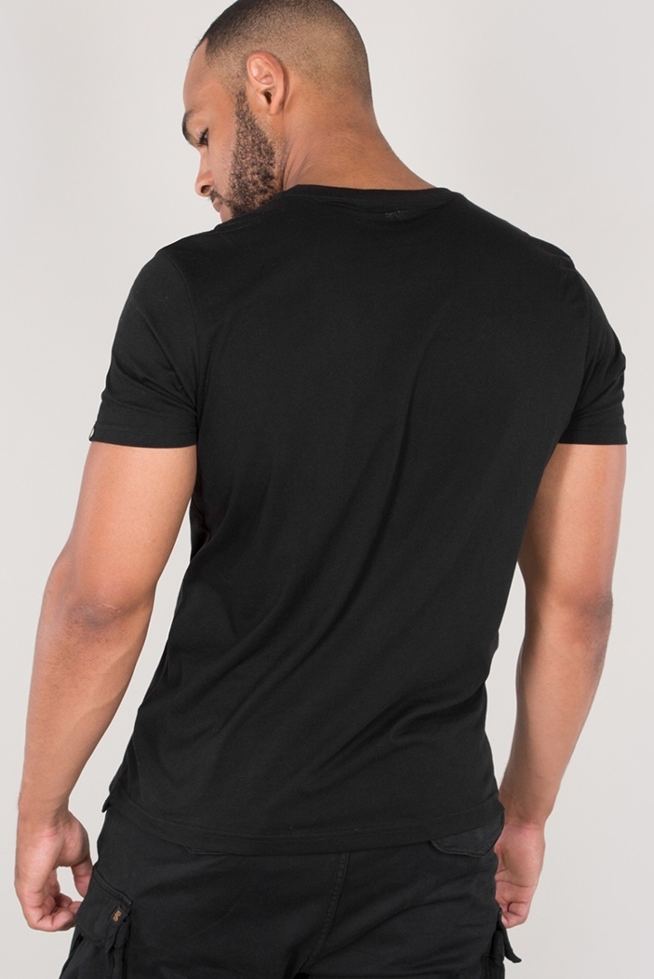 Alpha Industries Basic T Small Logo T-Shirt schwarz M Abbildung 2