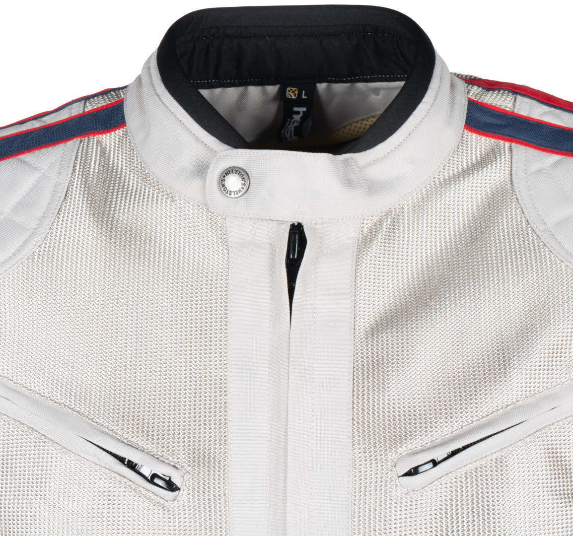 Helstons Pace Air Motorcycle Textile Jacket Silver 4XL Figure 4
