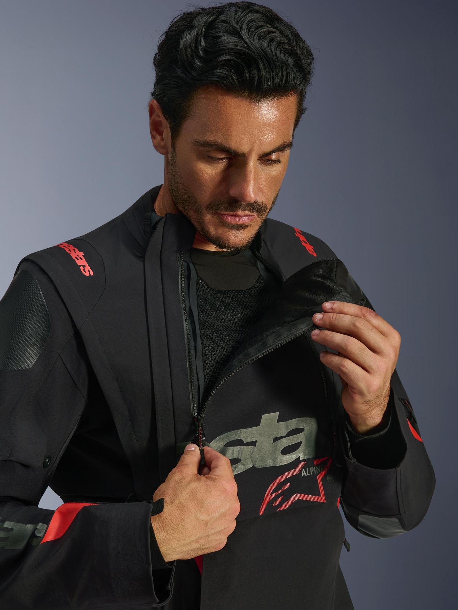 Alpinestars Harok Pro Drystar XF vattentät motorcykel textil jacka svart M Figur 11