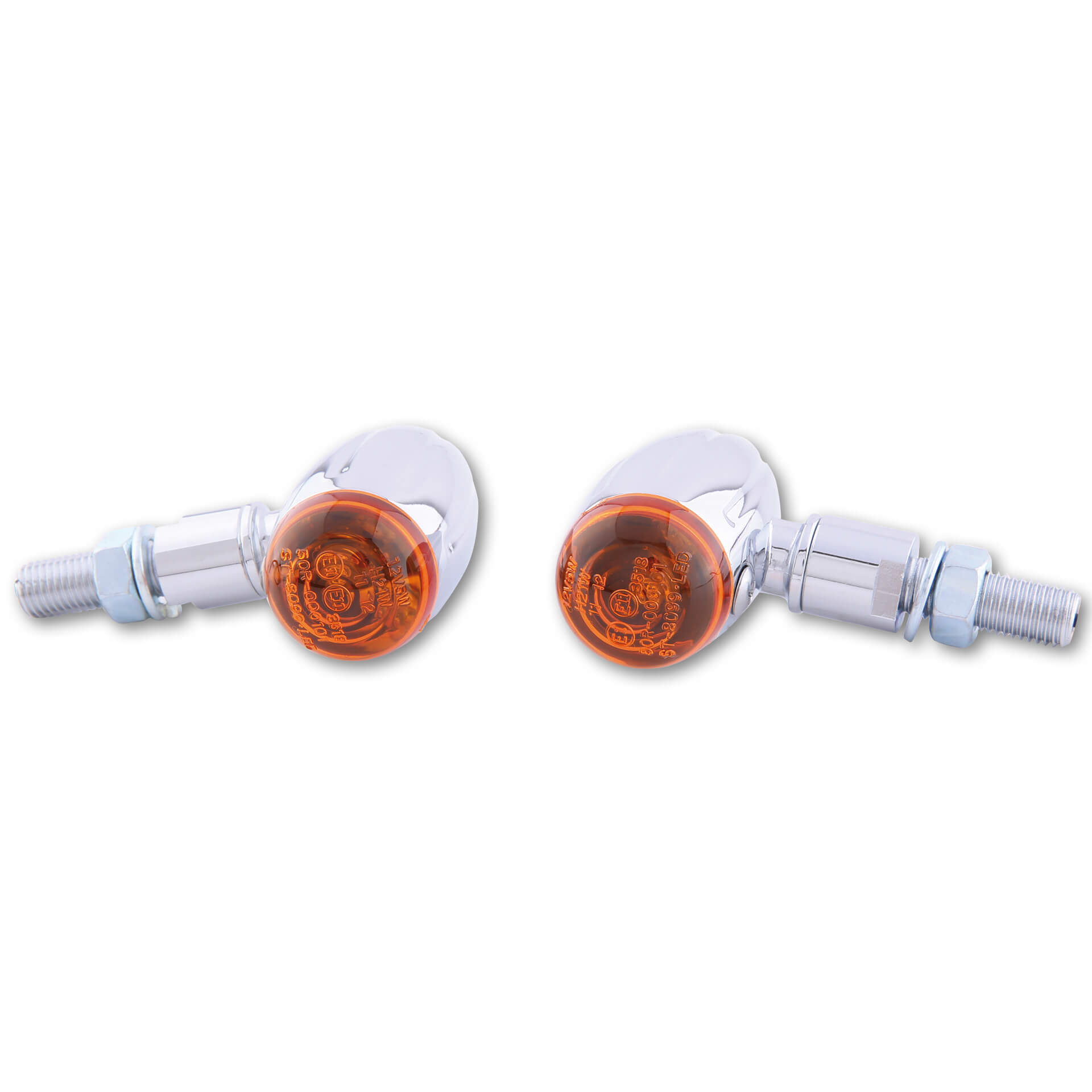 SHIN YO Blinker MICRO-BULLET, mit Fräsungen Krom Figur 2
