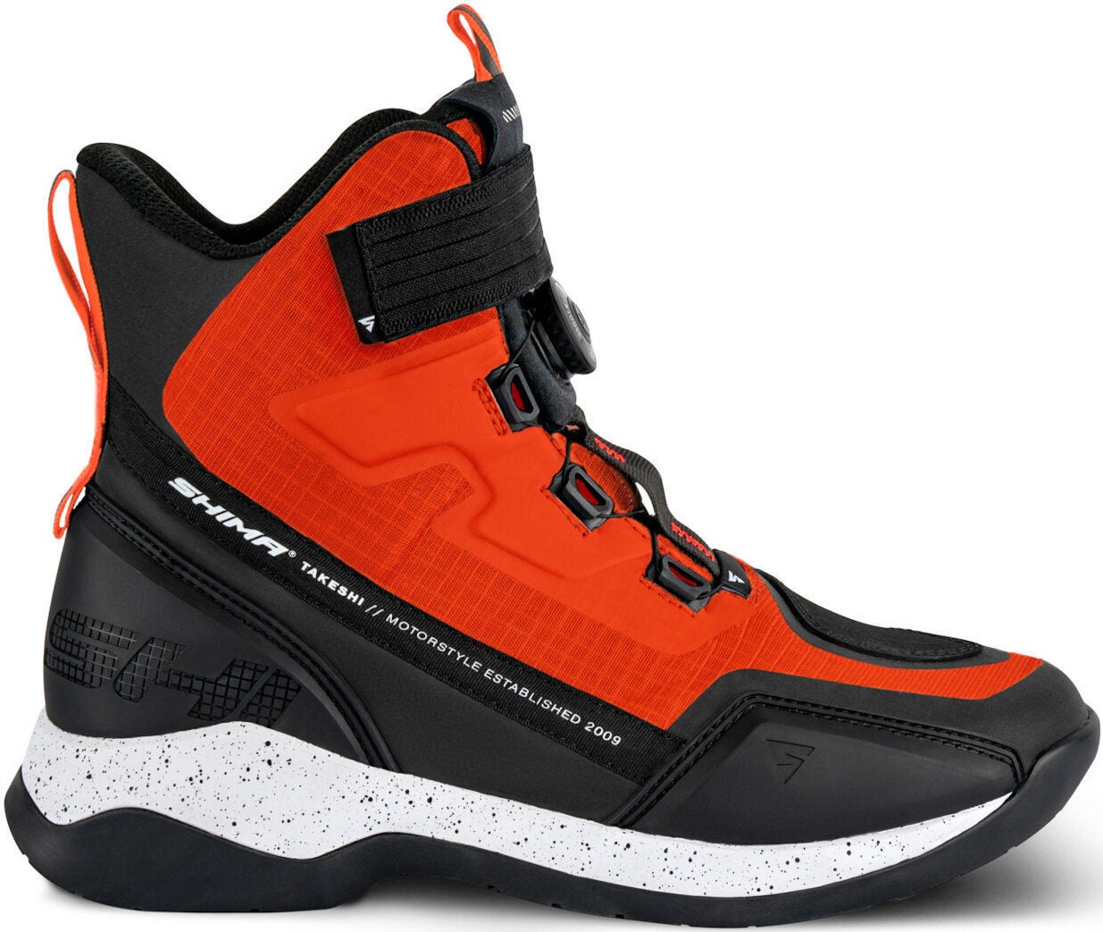 SHIMA Takeshi Botas de Motocicleta vermelho/preto/branco 41 Figura 2