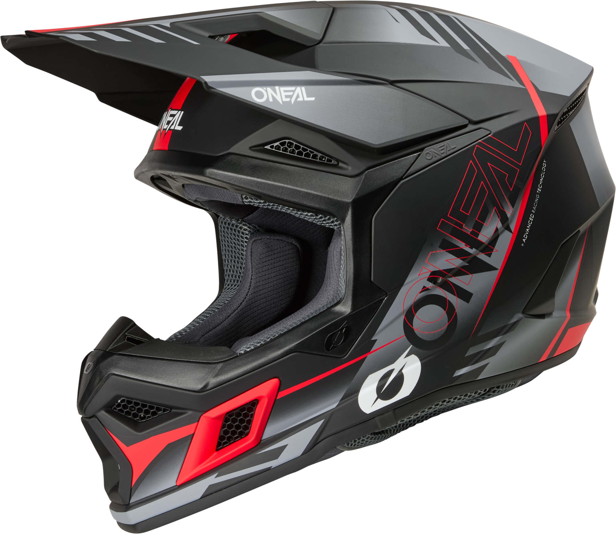 Side view of Oneal 3SRS HAZE Motocross Helmet