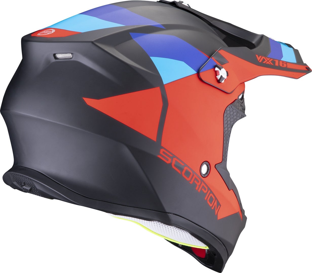 Scorpion VX-16 Evo Air Spectrum Motocross Helm schwarz matt/rot M (57/58) Abbildung 2
