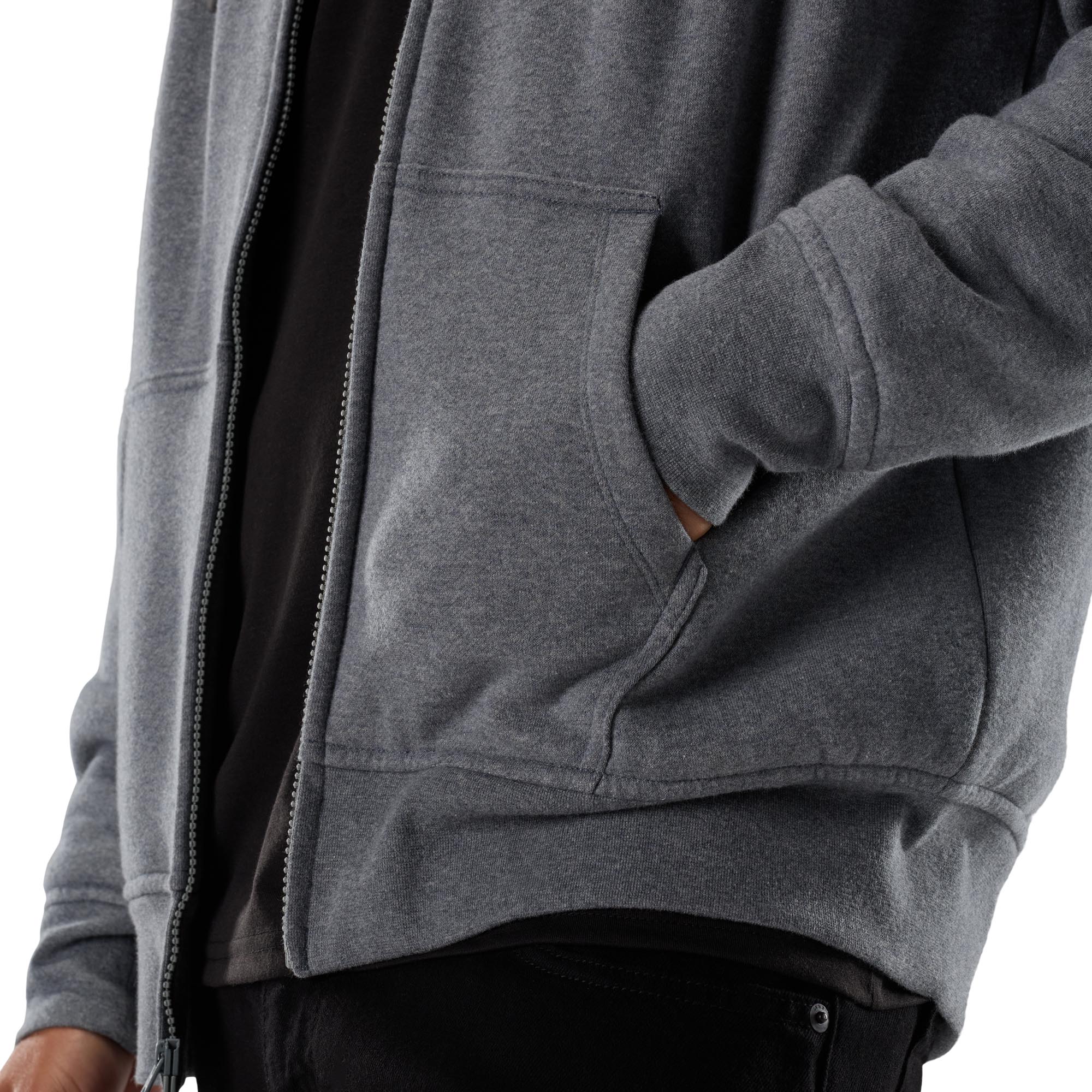 FOX Head Sasquatch Fleece Zip Mikina Grafit XL Obrázek 8