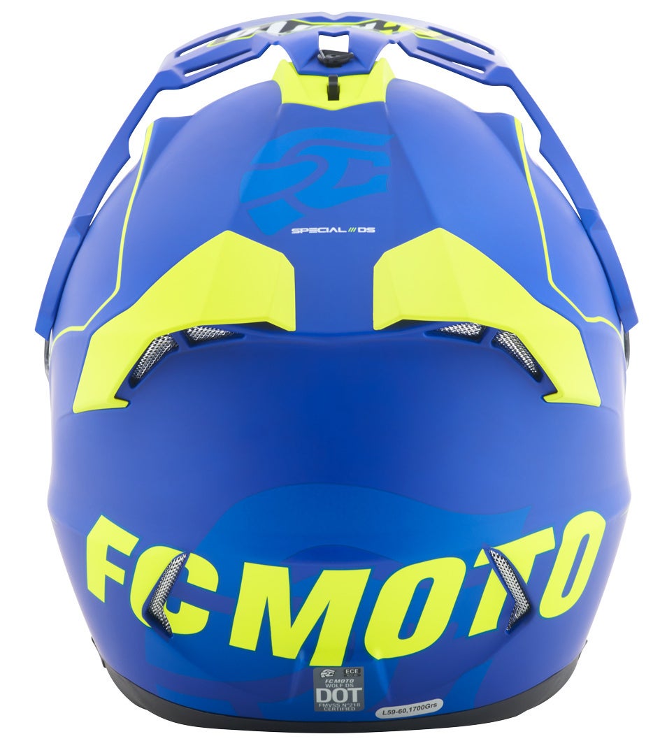 FC-Moto Merkur Pro Straight Enduro Helmet blue matt XL Figure 8