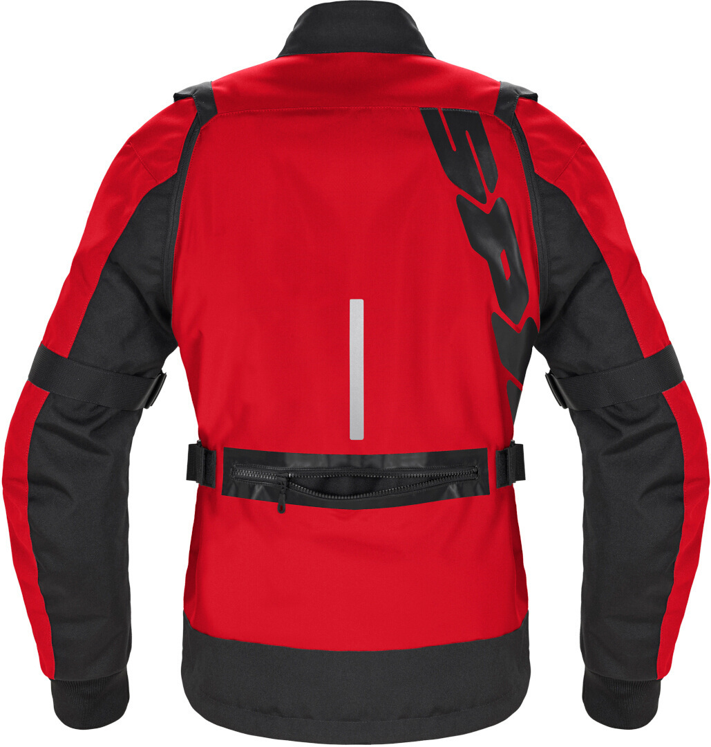 Spidi Enduro Pro Motorrad Textil Jacke schwarz/rot L Abbildung 2