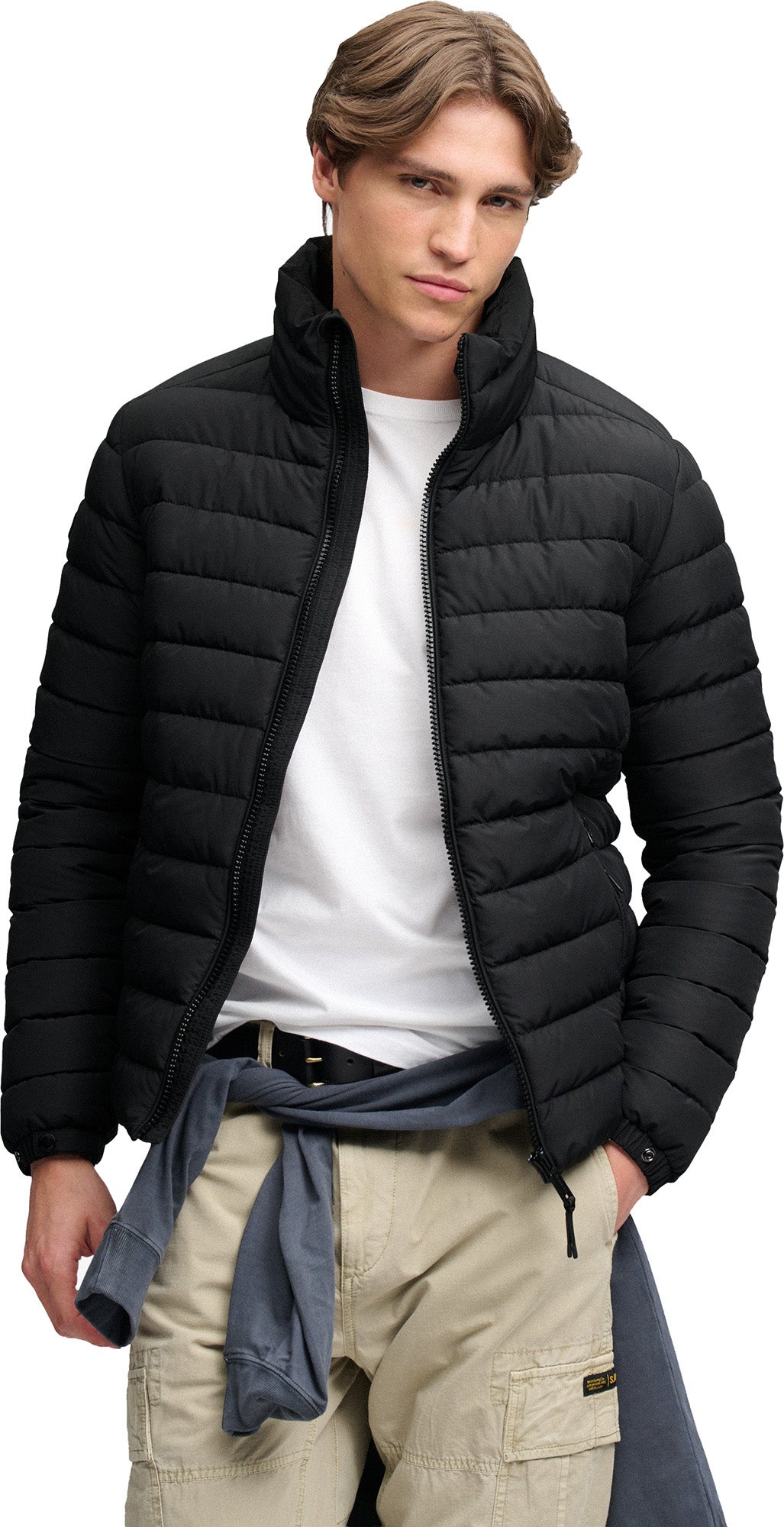 Superdry & Co Fuji Quilted Jacket black S Figure 3