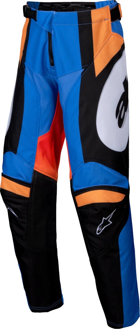 Alpinestars Racer Melt ユースモトクロスパンツ オレンジ/ブルー 26 図1