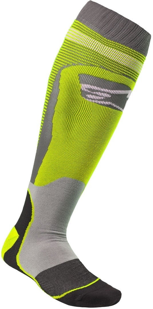 Alpinestars MX Plus-1 Chaussettes Motocross jaune/gris L Figure 1