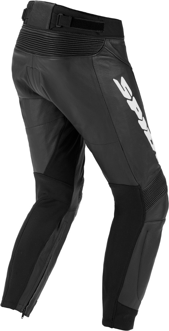 Spidi Tekker 2 Motorcycle Leather Pants black/white 58 Figure 2