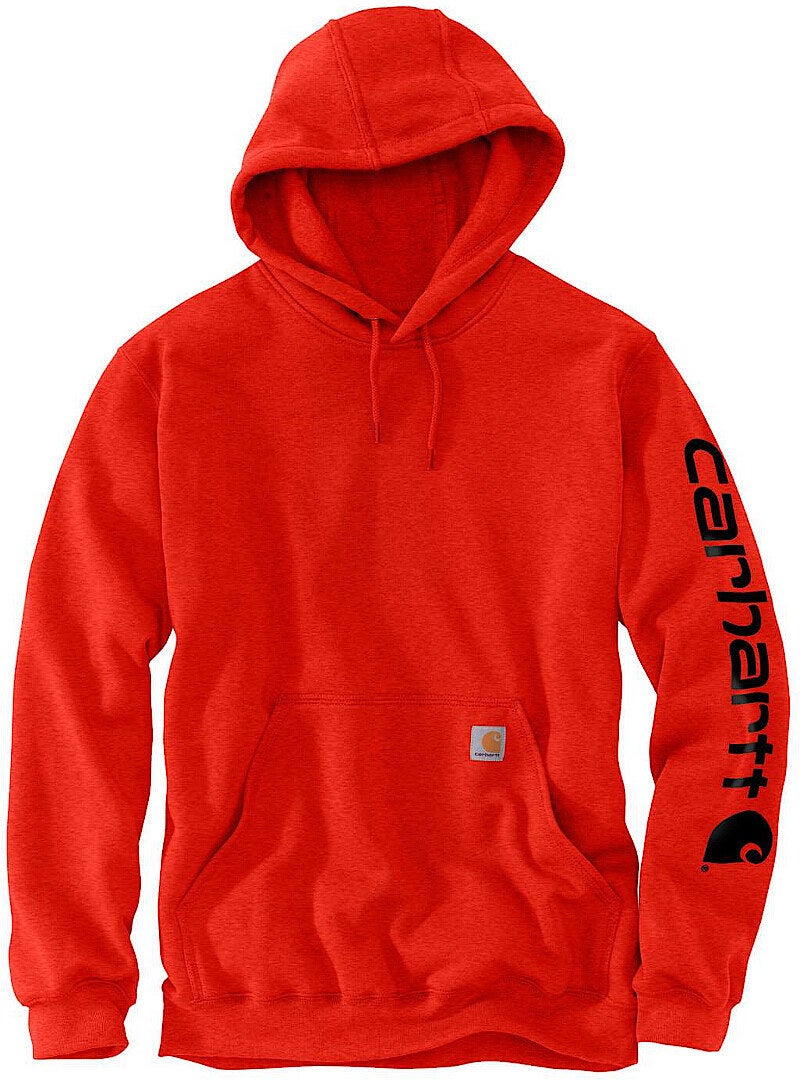 Carhartt Midweight Sleeve Logo Hoodie red/beige XXL Figure 1