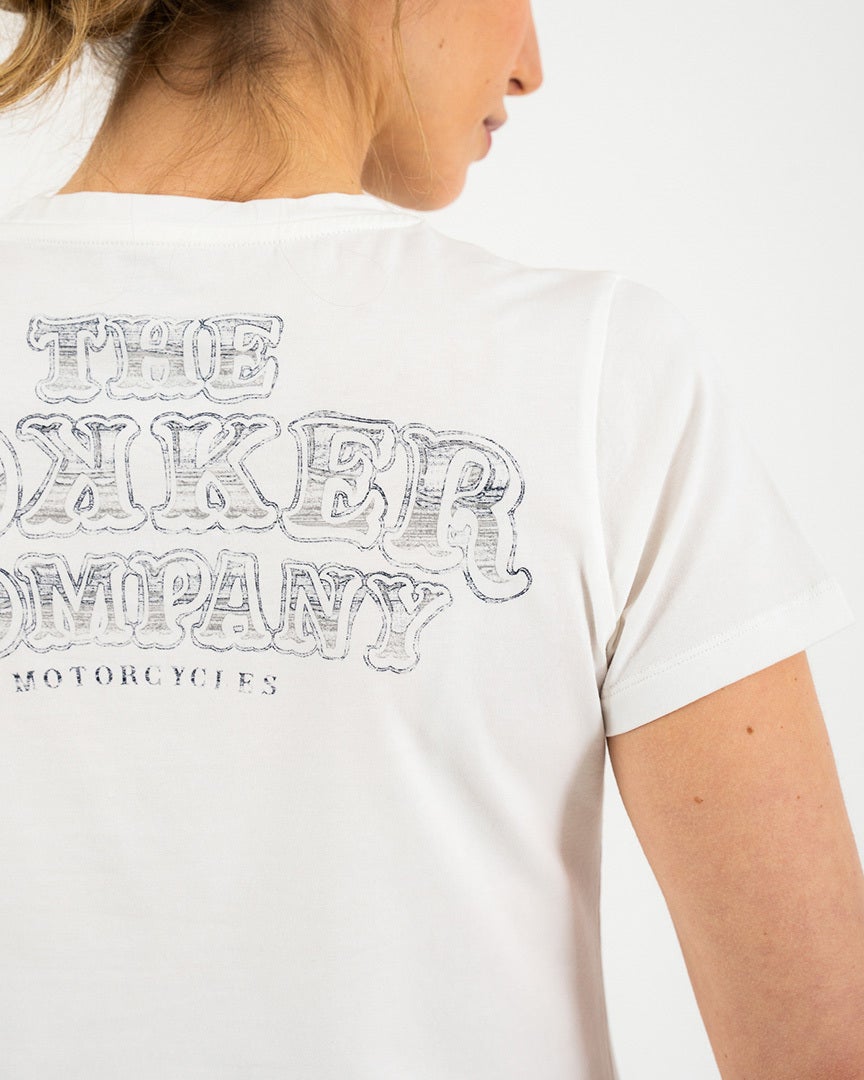 Rokker Wings Classic レディースTシャツ 白い L 図5