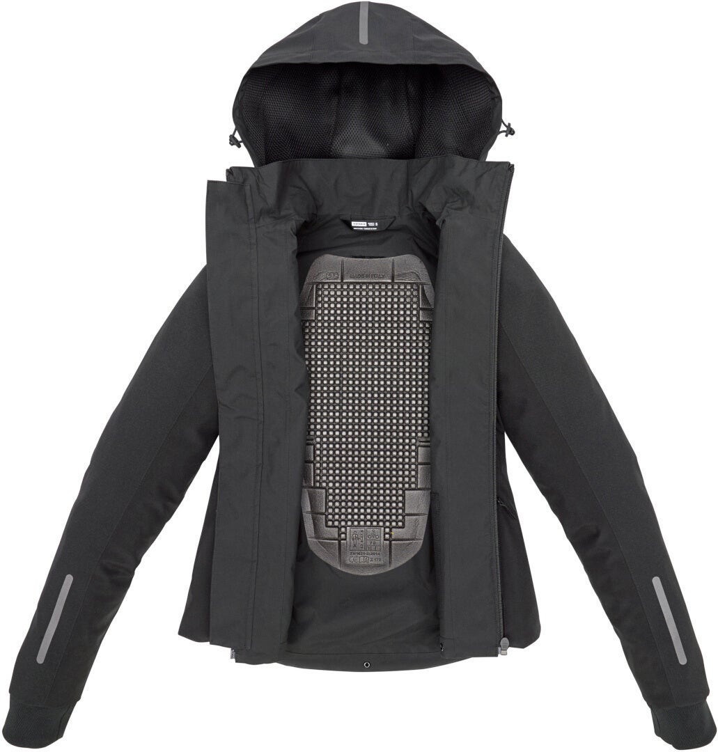 Spidi H2Out II sudadera con capucha impermeable para mujer negro S Figura 4