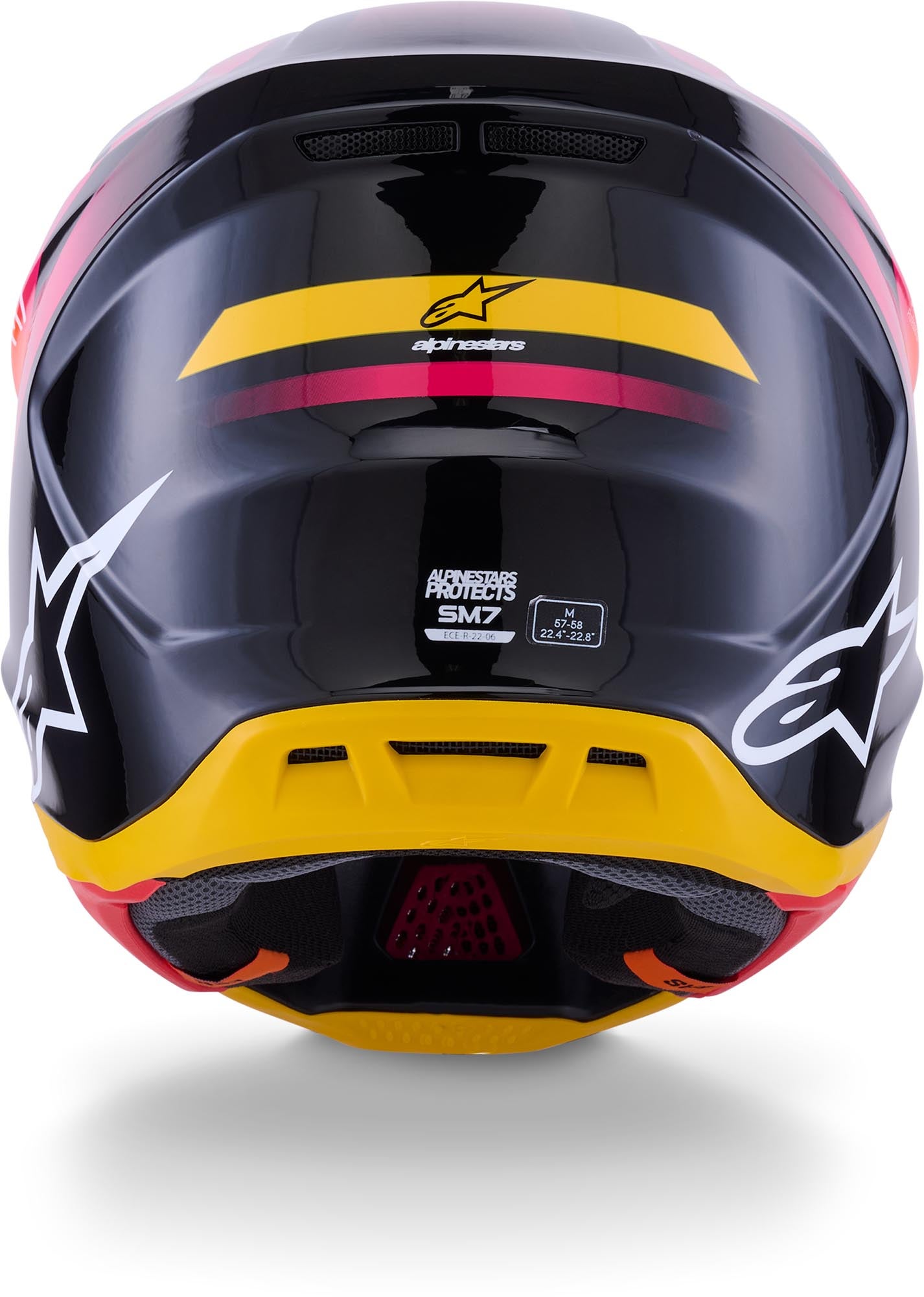 Alpinestars S-M7 Rise Motocross Helmet black/pink XXL (63/64) Figure 4